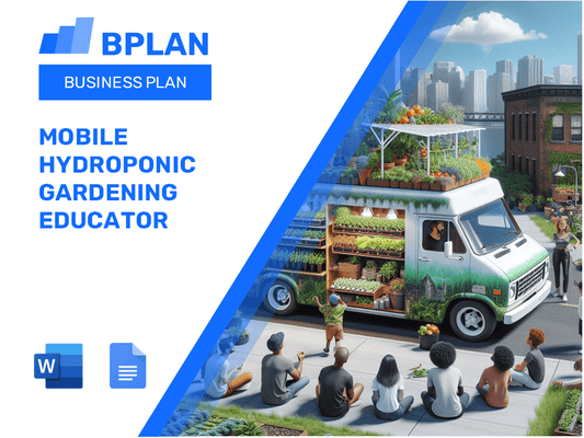 Mobile Hydroponic Gardening Educator Business Plan