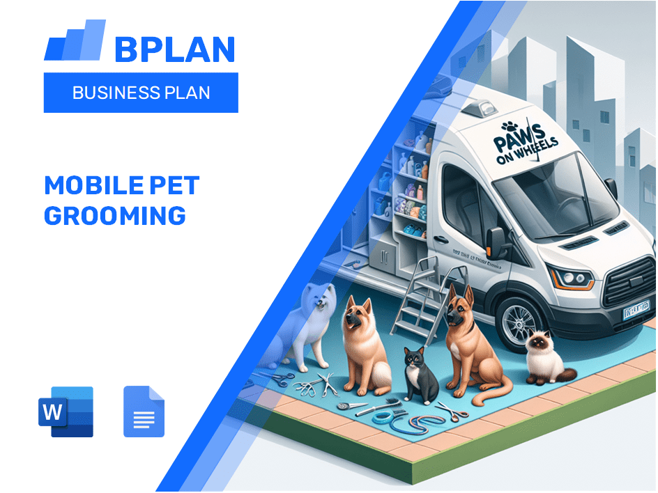 Mobile Pet Grooming Business Plan