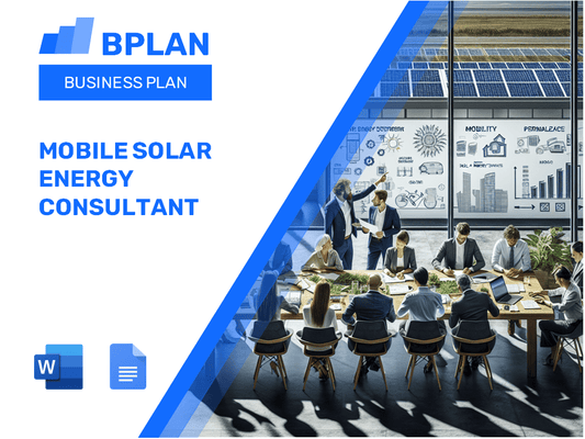 Mobile Solar Energy Consultant Business Plan