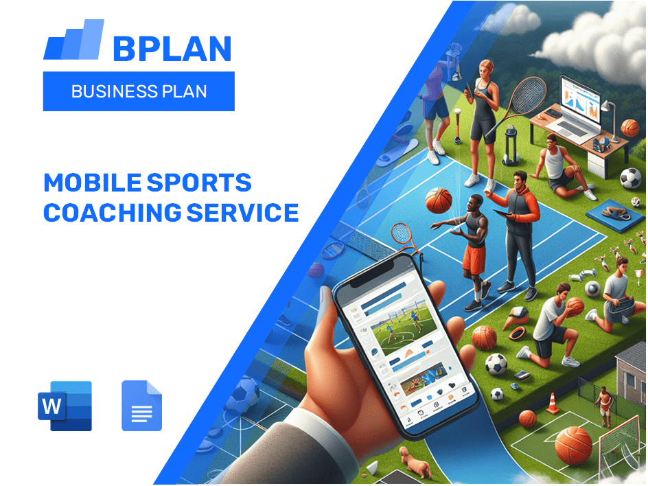 Mobile Sports Coaching Service Business Plan