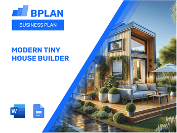 Modern Tiny House Builder Business Plan