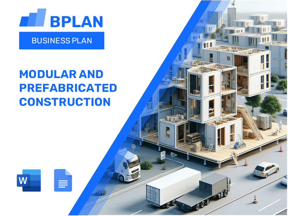 Modular and Prefabricated Construction Business Plan