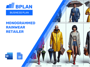 Monogrammed Rainwear Retailer Business Plan