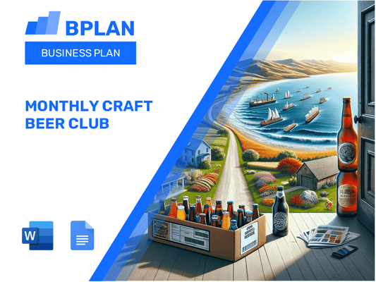 Monthly Craft Beer Club Business Plan