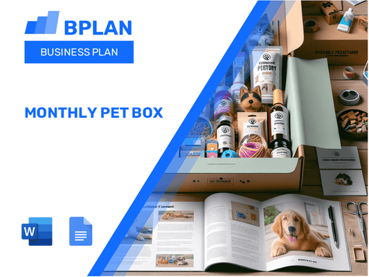 Monthly Pet Box Business Plan