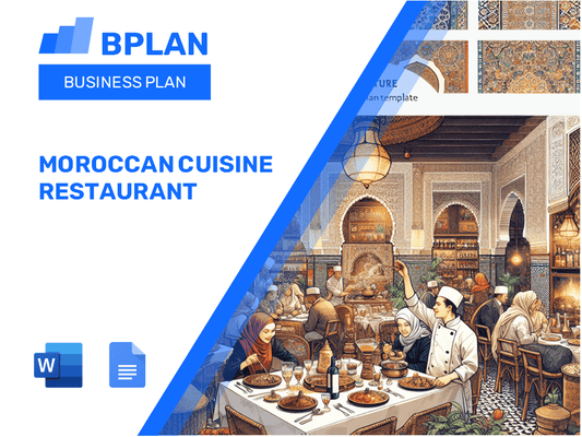 Moroccan Cuisine Restaurant Business Plan