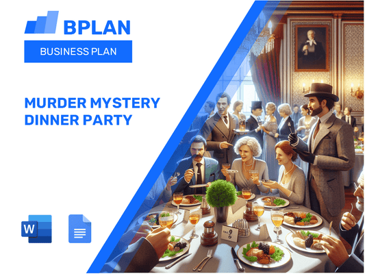 Murder Mystery Dinner Party Business Plan