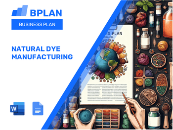 Natural Dye Manufacturing Business Plan