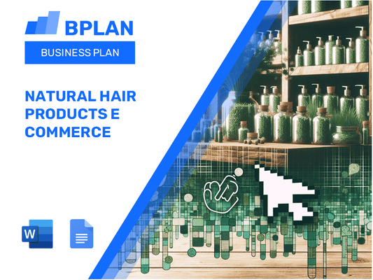 Natural Hair Products E Commerce Business Plan
