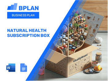 Natural Health Subscription Box Business Plan
