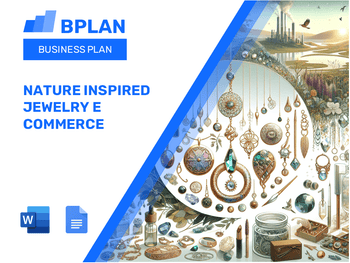 Nature Inspired Jewelry E Commerce Business Plan