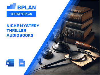 Niche Mystery Thriller Audiobooks Business Plan