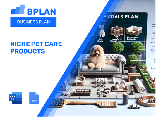 Niche Pet Care Products Business Plan