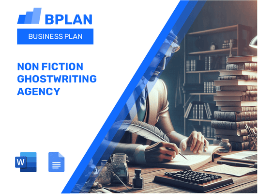 Non Fiction Ghostwriting Agency Business Plan