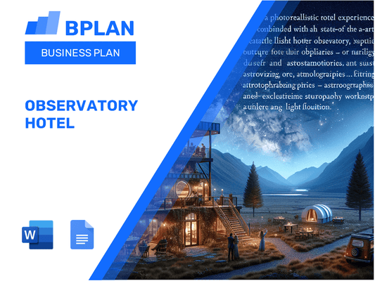 Observatory Hotel Business Plan