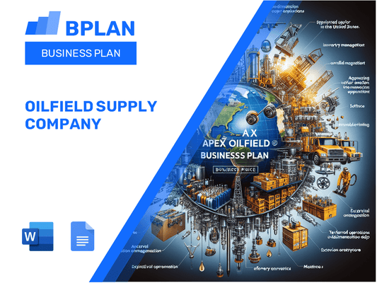Oilfield Supply Company Business Plan
