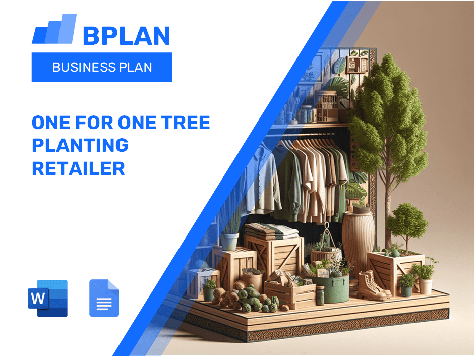 One For One Tree Planting Retailer Business Plan