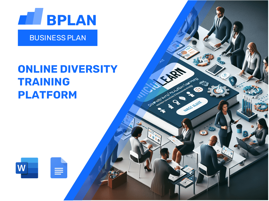 Online Diversity Training Platform Business Plan