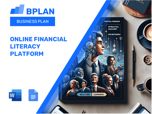 Online Financial Literacy Platform Business Plan