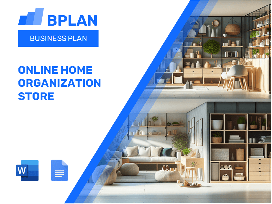 Online Home Organization Store Business Plan