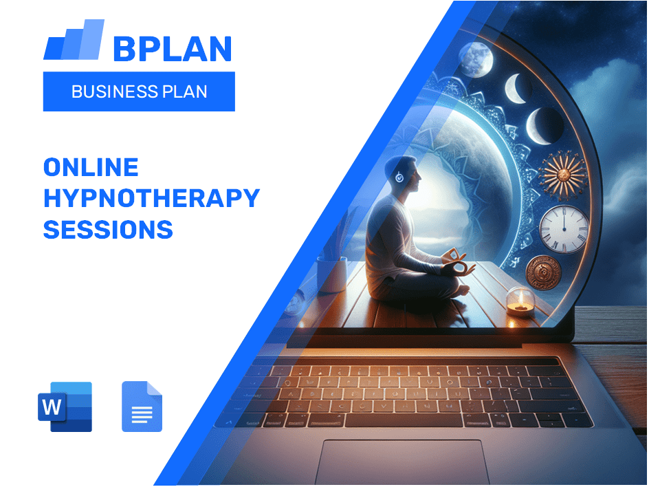 Online Hypnotherapy Sessions Business Plan