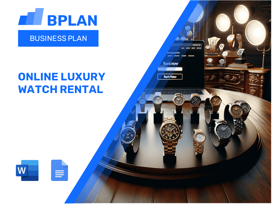 Online Luxury Watch Rental Business Plan