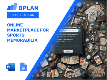 Online Marketplace For Sports Memorabilia Business Plan