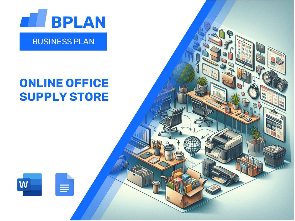 Online Office Supply Store Business Plan