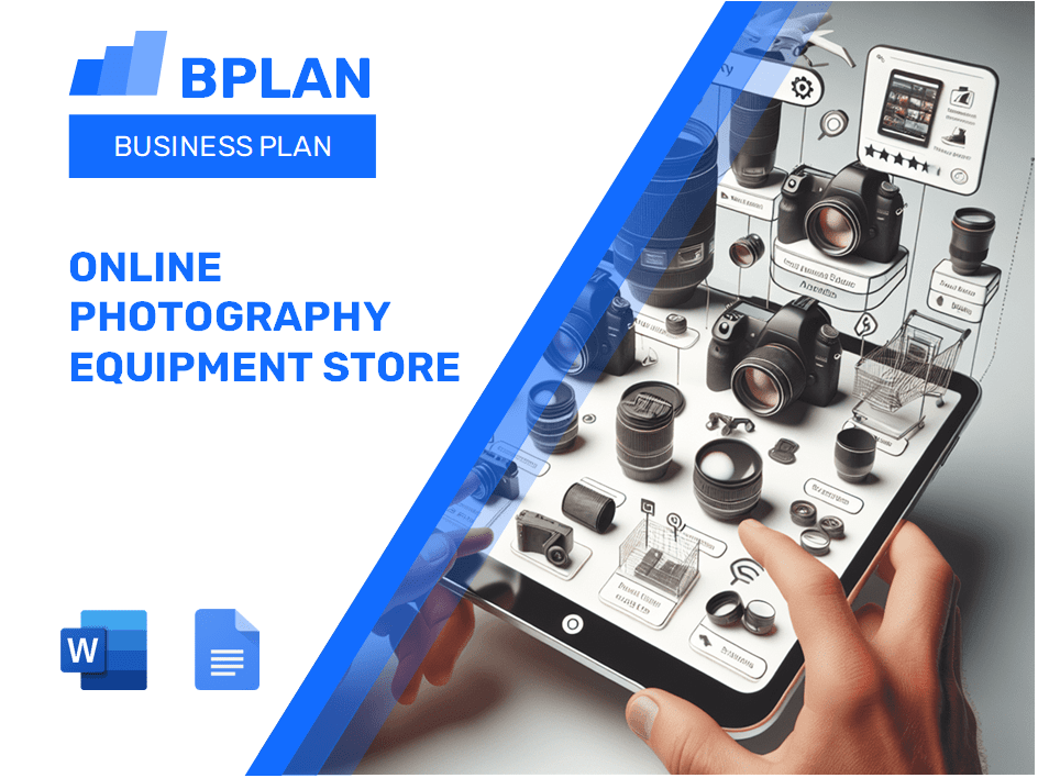 Online Photography Equipment Store Business Plan