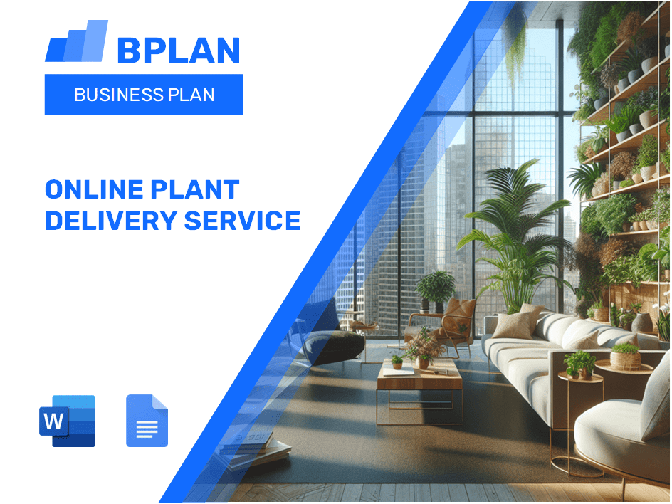 Online Plant Delivery Service Business Plan