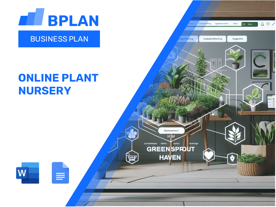 Online Plant Nursery Business Plan