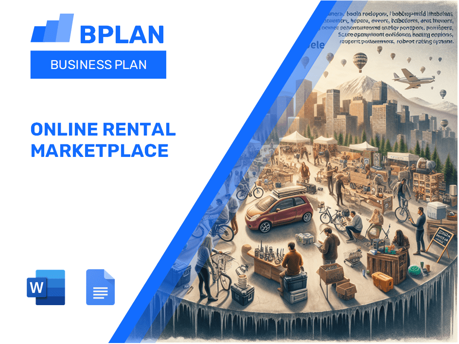 Online Rental Marketplace Business Plan