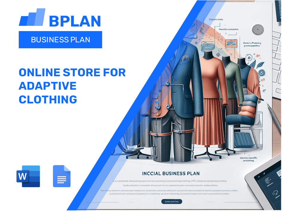 Online Store for Adaptive Clothing Business Plan