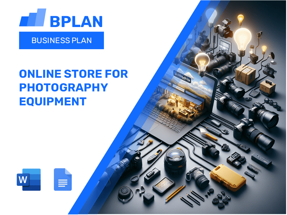 Online Store for Photography Equipment Business Plan