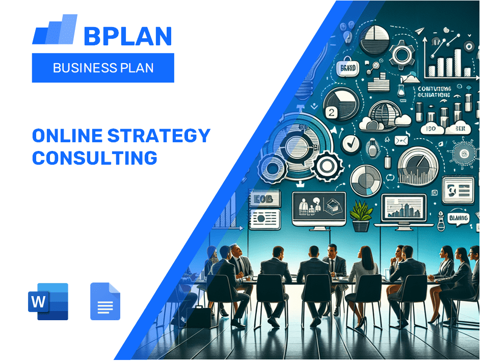 Online Strategy Consulting Business Plan