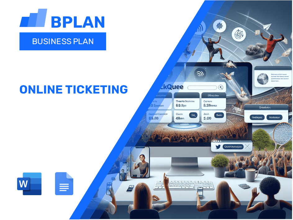 Online Ticketing Business Plan