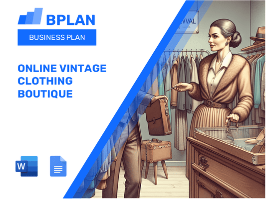 Online Vintage Clothing Boutique Business Plan