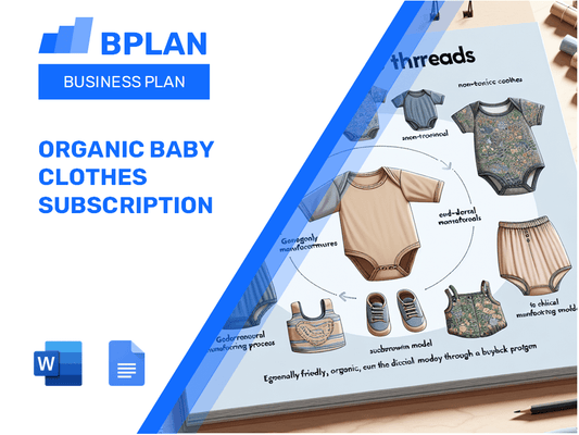 Organic Baby Clothes Subscription Business Plan