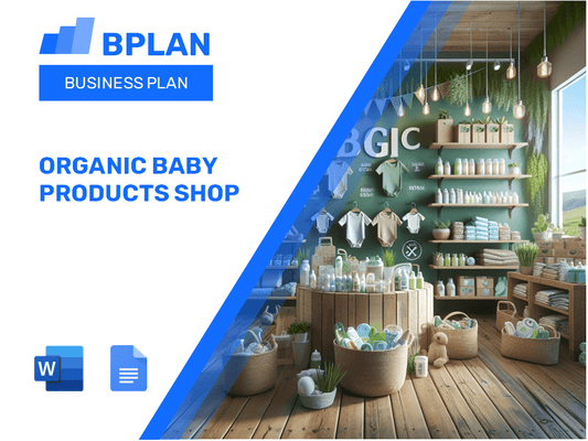 Organic Baby Products Shop Business Plan