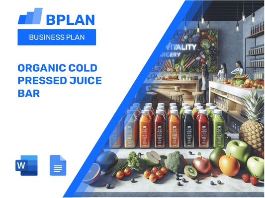 Organic Cold Pressed Juice Bar Business Plan