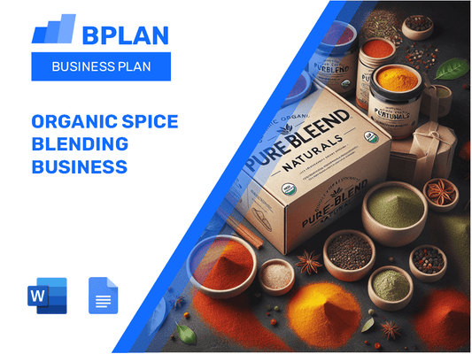 Organic Spice Blending Business Plan