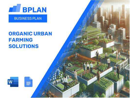Organic Urban Farming Solutions Business Plan