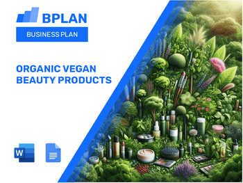 Organic Vegan Beauty Products Business Plan
