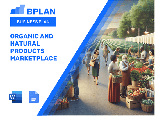 Organic and Natural Products Marketplace Business Plan