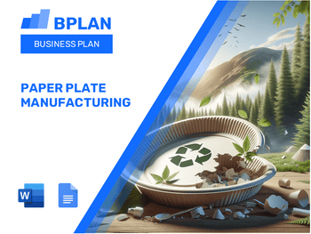 Paper Plate Manufacturing Business Plan