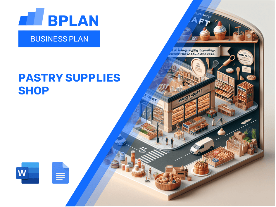 Pastry Supplies Shop Business Plan