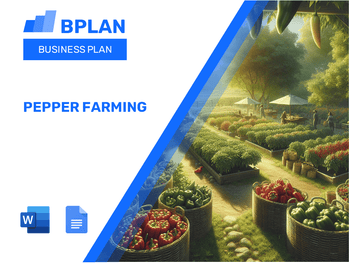 Pepper Farming Business Plan