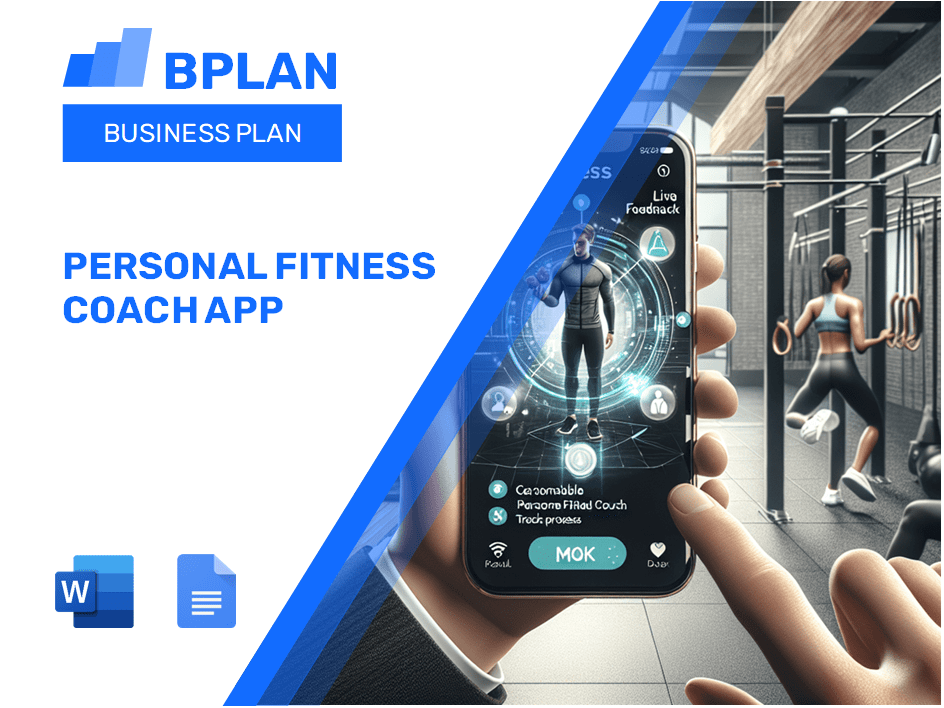 Personal Fitness Coach App Business Plan