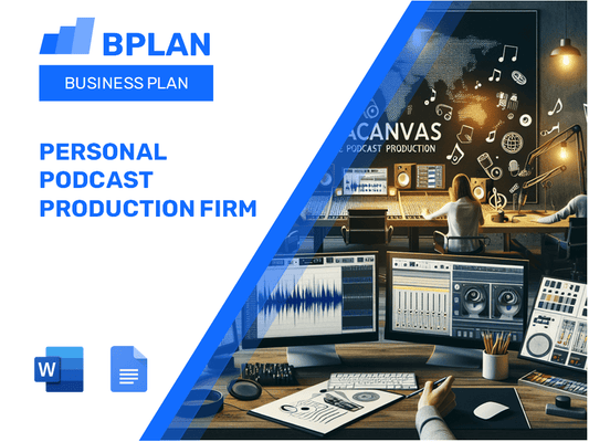 Personal Podcast Production Firm Business Plan