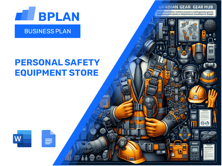 Personal Safety Equipment Store Business Plan